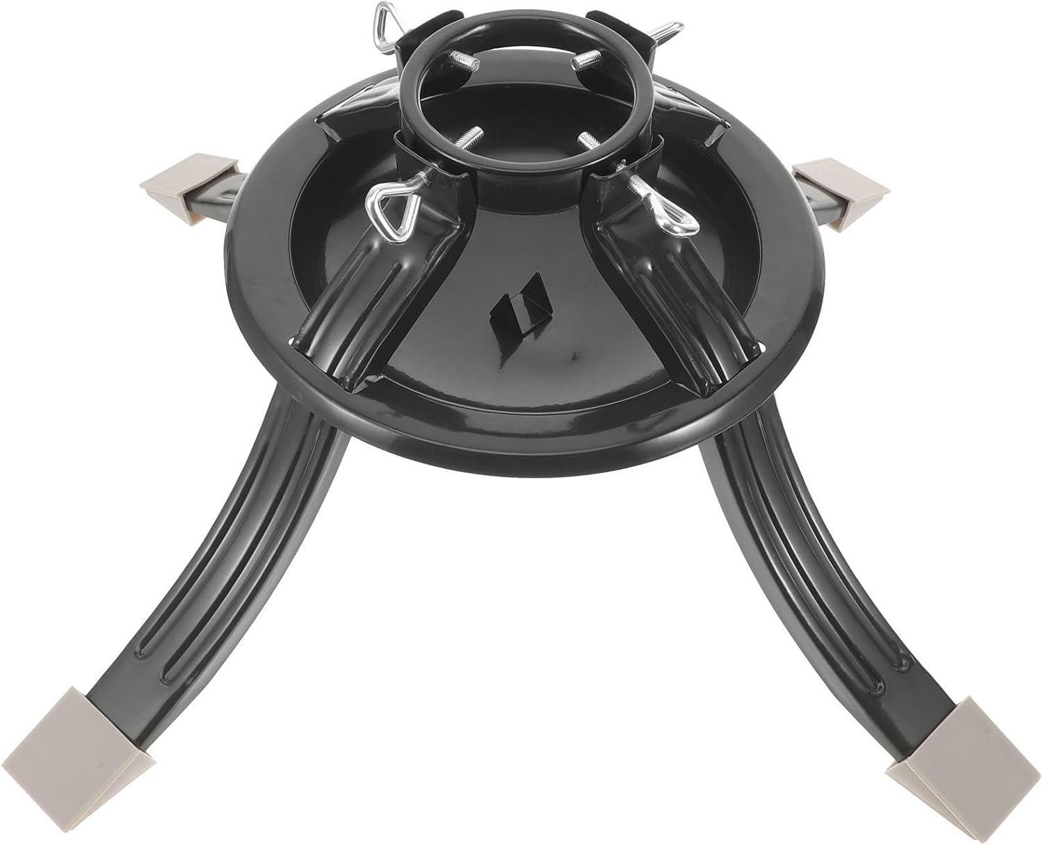 SECFOU Green Iron Christmas Tree Stand Base with Metal Holder