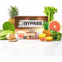 Viral Mexican Tea - BypassBPRI Herbal Tea Bags, 30 Count, Natural Blend with Pineapple, Nopal, Lotus Root, Grapefruit & Artichoke, Mexican Herbal Tea, Hot or Cold Beverage