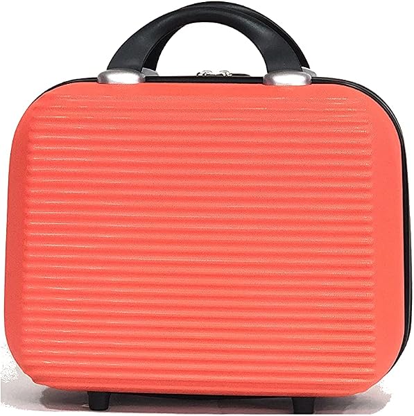 CELIMS - Beauty Case da Viaggio/Trousse da Viaggio - Rigido - Arancione - Diverse Taglie e Colori - 1