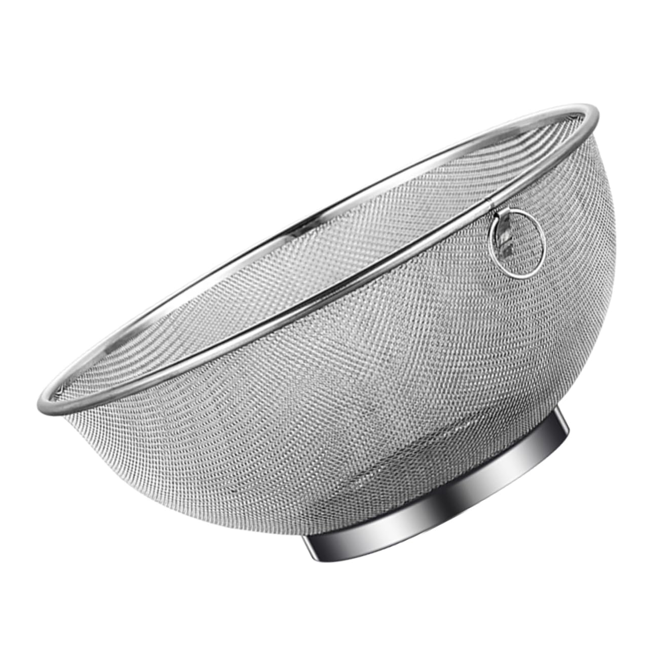 Mikinona water filter cheese salad 26c berry Basket filter sieve kitchen strainer berry colander fried cleaning basket Stainless steel filter screen Metal french fries basket