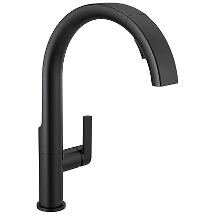 Delta Faucet 19824LF-BL Keele Single-Handle Kitchen Faucet Pull-Down, Matte Black