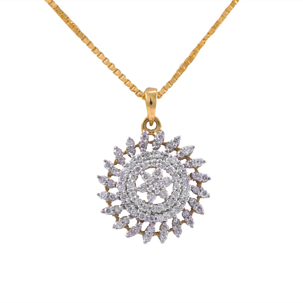 Pride Diamond Collection 18K Yellow Gold and Diamond Pendant-image-42