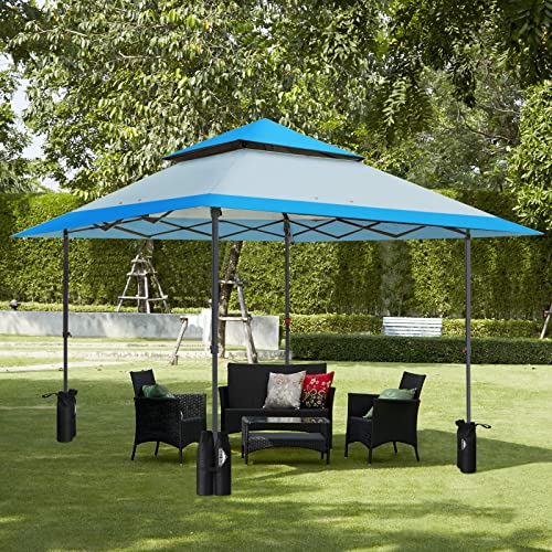 Image of EAGLE PEAK Canopy Weight Bags 4-Pack, Heavy Duty Sand Bags for Pop Up Canopy Tent, Gazebo, and Greenhouse (Sand Not Included)