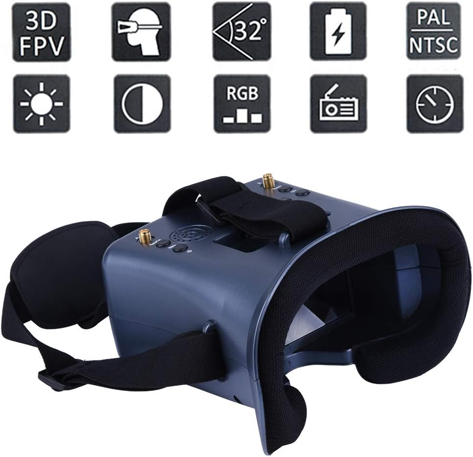 SoloGood FPV Monitor 4.3inch with DVR 5.8Ghz 40CH 800 x 480 IPS Drone Receiver Monitor Built in Battery for FPV Drone RC Cars SoloGood FPV Monitor 4.3inch with DVR 5.8Ghz 40CH 800 x 480 IPS Drone Receiver Monitor Built in Battery for FPV Drone RC Cars