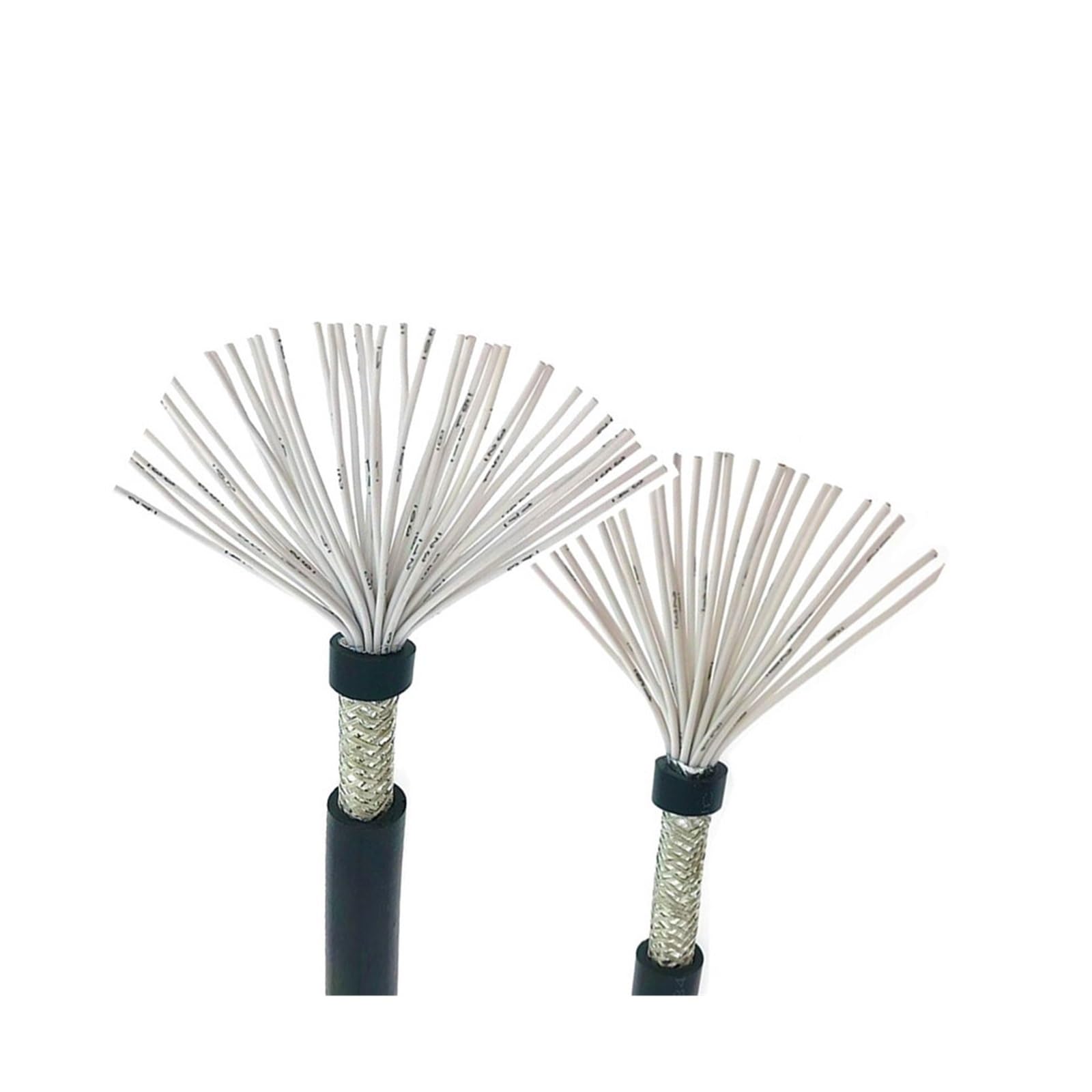 Cavo di segnale schermato multicore RVVP da 5 m, 16/20/24/30 conduttori | Filo di rame puro, cavo di controllo anti-interferenza 18/20 AWG(16 Cores 18AWG)
