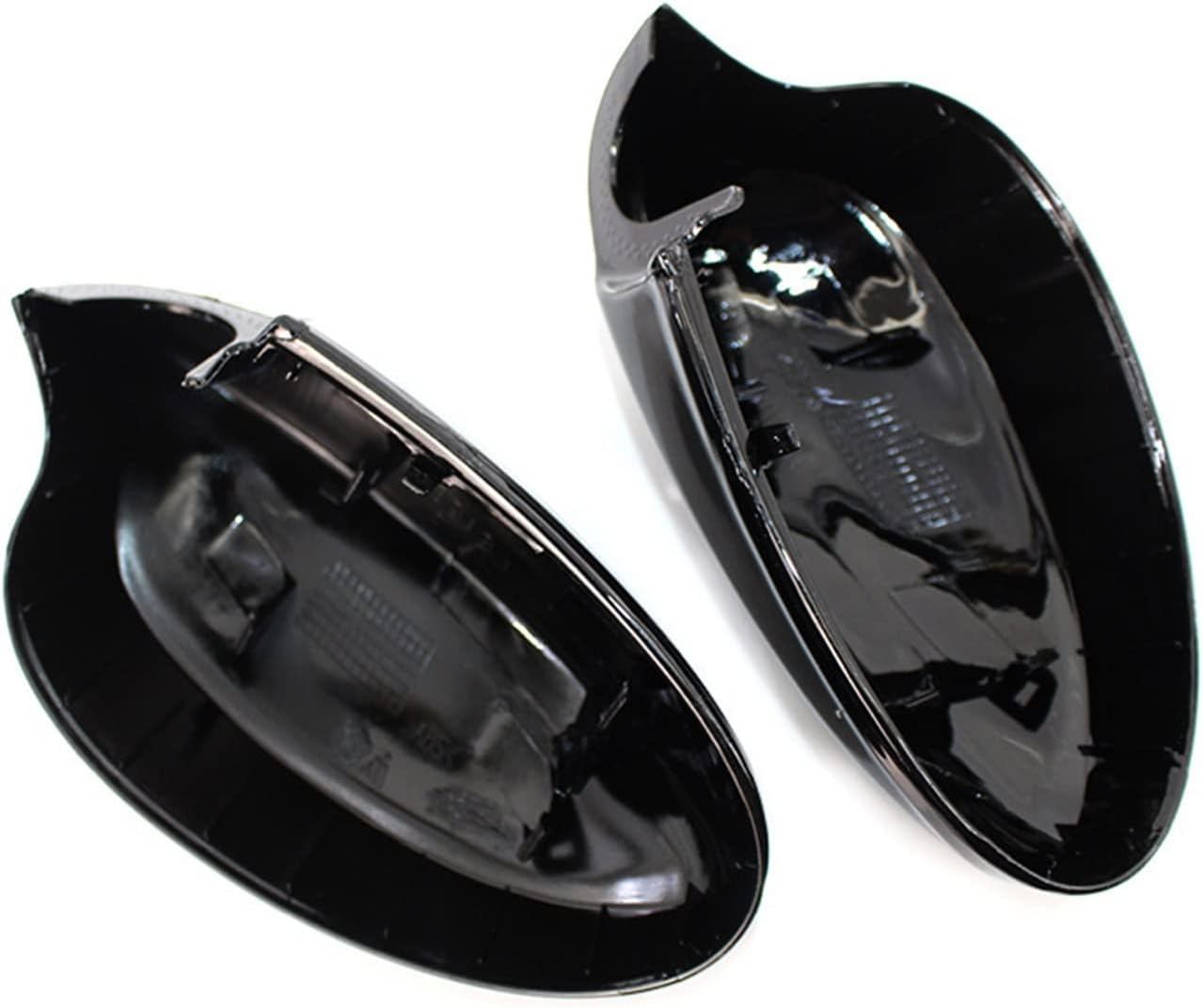 Fit for BMW 1 3 Series E81 E82 E87 E88 E90 E91 E92 E93 Rearview Mirror Cover Caps Car Accessories Rearview Mirror Cover (Color : Black-Left, Size : 1)