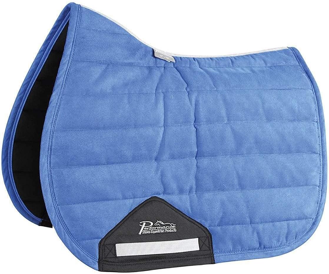 Shires Equestrian ARMA High Wither Suede Comfort Saddle Pad (15-16.5", Plum)
