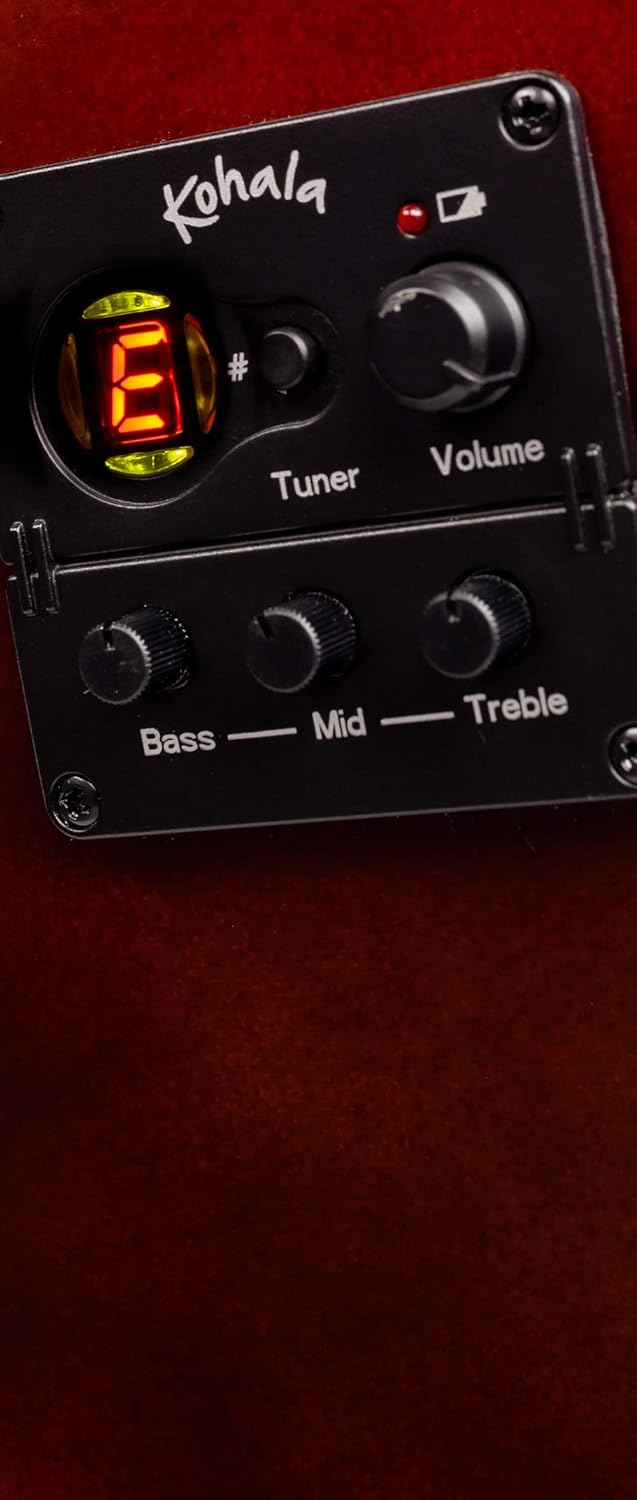 Kohala 6 String Acoustic-Electric Guitar, Right (KG100NE)