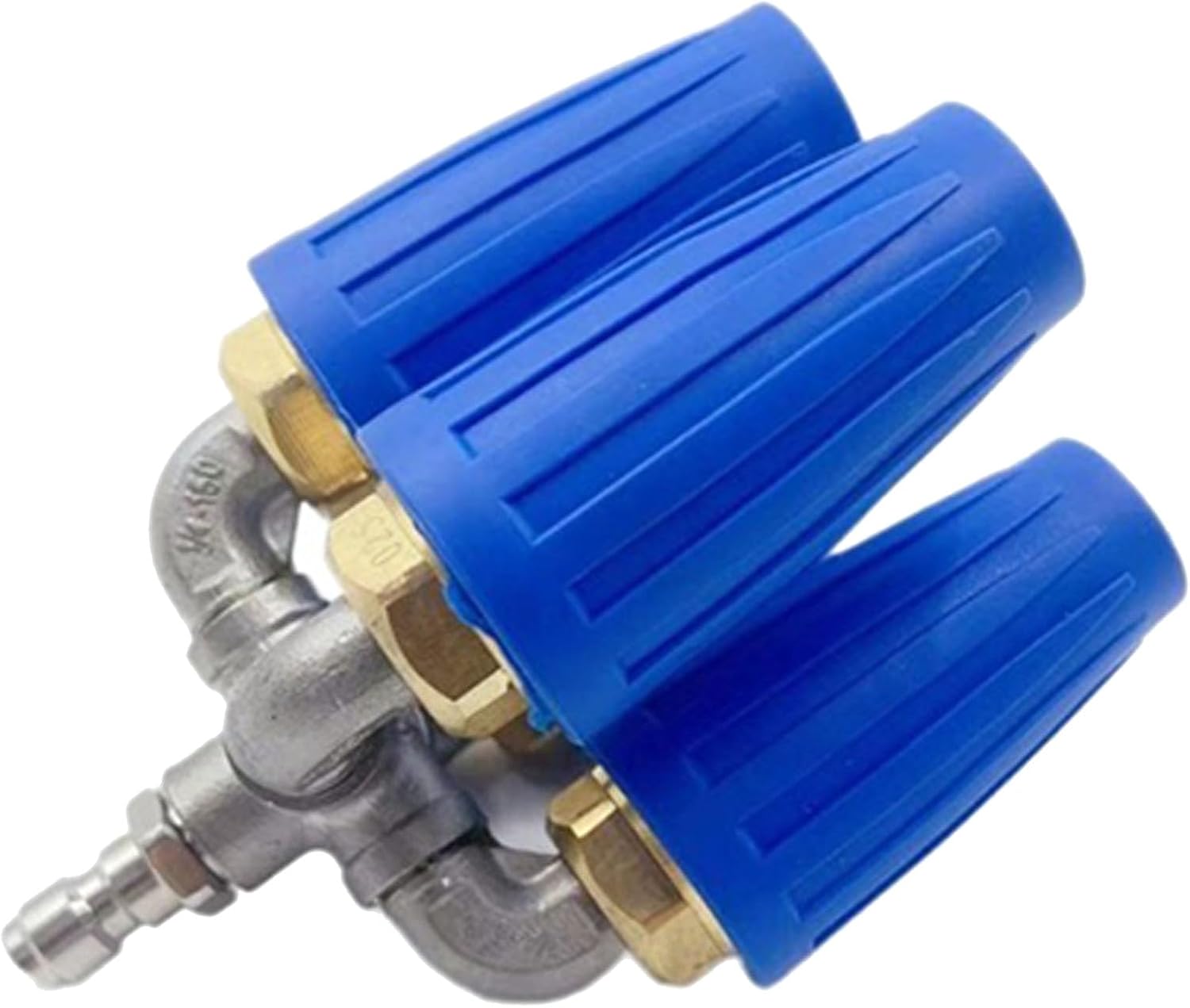 WALFRONT 4 in 1 Nozzle Pressure Washer 360 Rotating Nozzle 4000 PSI 4-6 GPM with 1/4 Inch Quick Connector for High Pressure Cleaning Vehicles Building Exteriors