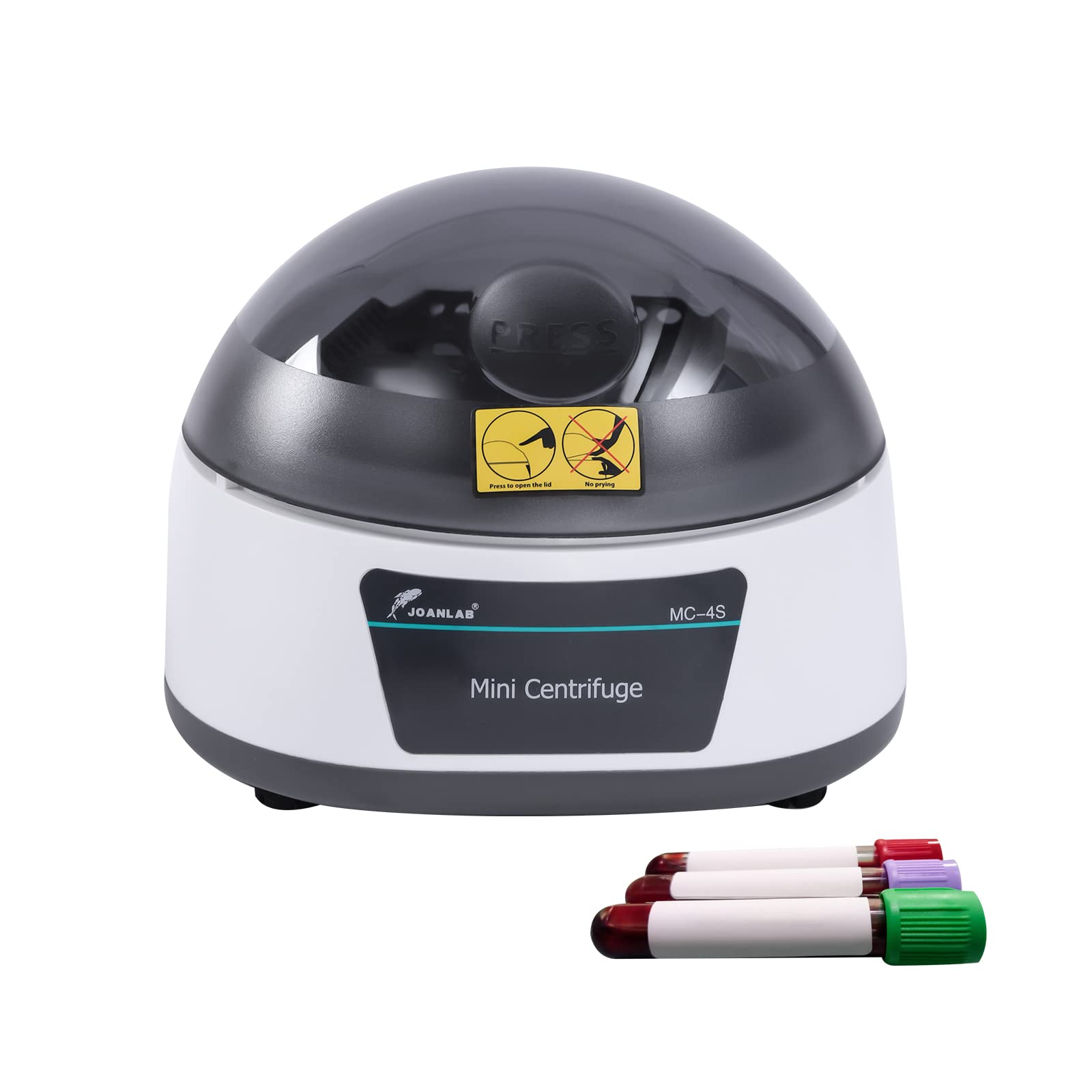 Mini centrifuga da laboratorio Centrifuga per solidi Centrifuga da tavolo Centrifuga da laboratorio per provette da 0,2/0,5/1/1,5/2 ml, per siero, plasma, grasso, 4000 giri/min, 1080 x G, 26 x 22222