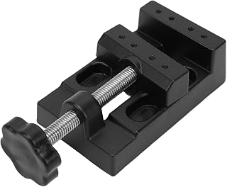 Flat Opening Parallel Table Vise with Jaws for Gentle Grip on Delicate Surfaces Ideal for Woodworking or Antiques Preservation (88676)