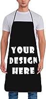 Vista 3 de Delantales personalizados, añade tu diseño aquí, delantal de camarero, regalos personalizados, regalos personalizados para estilista, artista