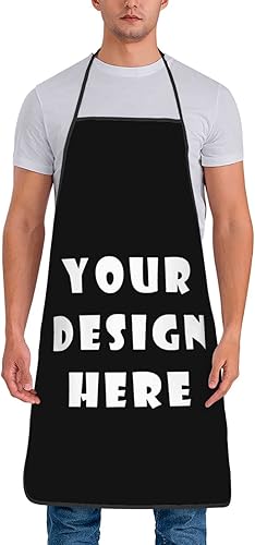 Miniatura 3 de Delantales personalizados Añade tu diseño aquí delantal de camarero, regalos personalizados para estilista, artista de parrilla