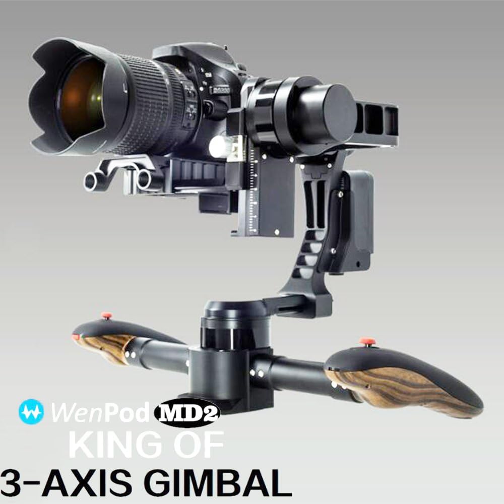 WenPod MD2 64 Bits mount Stabilizer Gimbal Smart Steadycam handheld 3 Axis DSLR FPV for Canon/Nikon/BMPCC ect