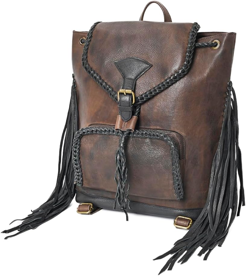 American Darling Backpack Full Grain Genuine Leather Western Women Bag | for Laptop School Purse Travel