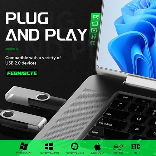 10 Pack 4Gb Flash Drive, Usb 2.0 Thumb Drive Bulk Swivel Usb Memory Stick For Data Storage, Backup And Transfer #TOP2