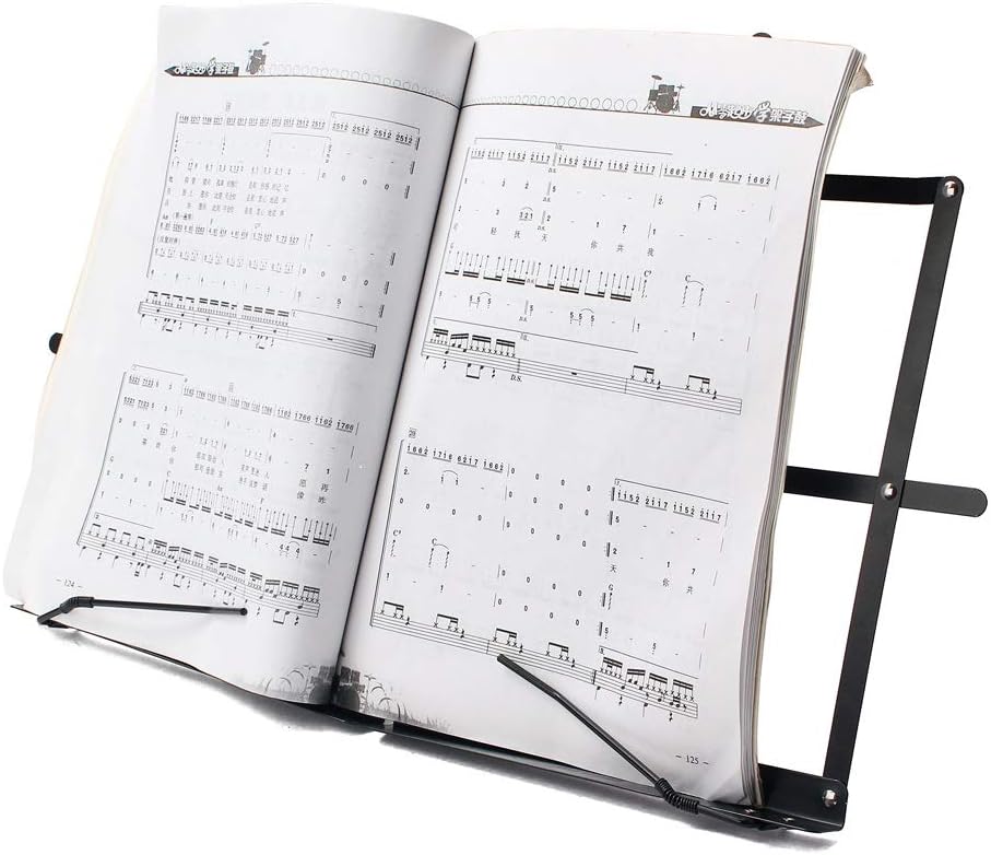 Tabletop Music Stand, Foldable Metal Sheet Music Holder