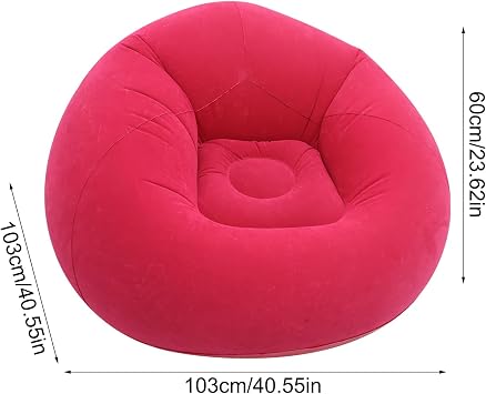 Inflatable Couch for Camping Portable Folding Air Chair