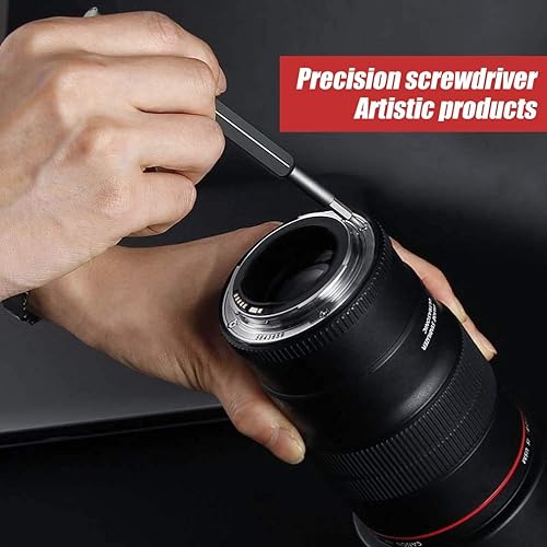 Miniatura 2 de Juego de destornilladores de precisión de 21 bits, mini juego de destornilladores magnéticos para reparar teléfonos celulares, relojes, portátiles