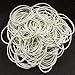 Hamosky Rubber Band Paper Bills Dollars Money Elastic Stretchable Bands 500Pcs，Size 38mm /1.49 inches (White)