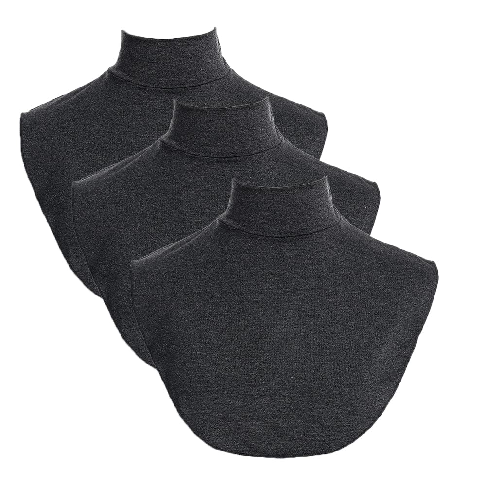 Elegtiskas Modal Fake Turtleneck Detachable Dickey Collar Turtleneck Top Half Shirt Blouse Fake Collar