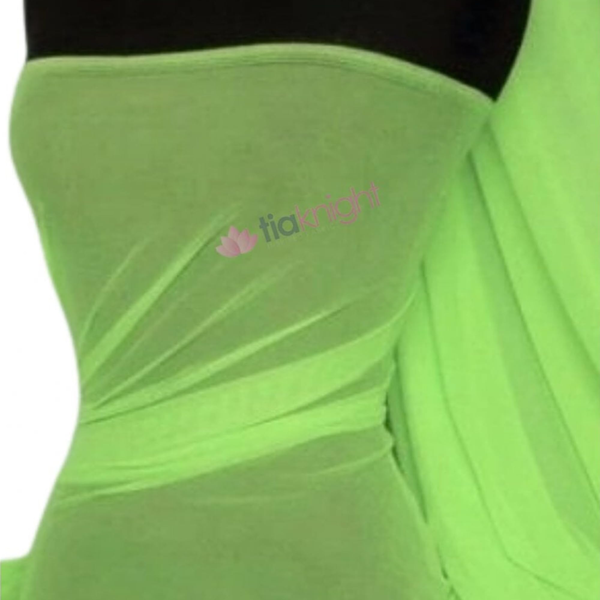 Premium Quality Power Mesh Net Fabric | 4 Way Stretch Sheer Dance Wear Material | Matching Shades in Lycra | 50+ Colours in Stock | Sold by The Metre | by Tia Knight (Light Lime Green, 1 Metre)