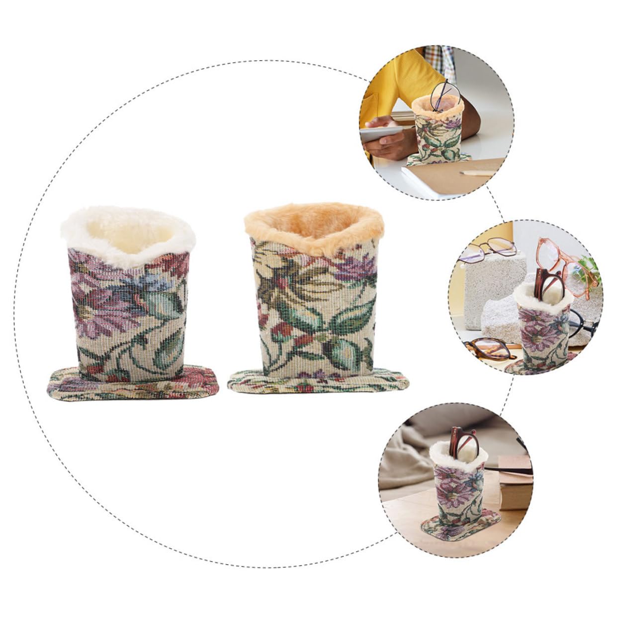 GALPADA 6pezzi Supporto per Occhiali Peluche Portaocchiali Elegante e Funzionale per Ufficio e Casa Design Moderno e Protezione da Graffi per Occhiali da Sole