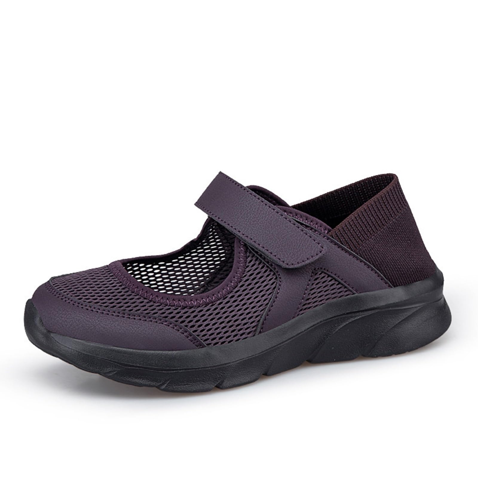 Damskie buty na lato, oddychające, antypoślizgowe, miękkie podeszwy, starsze buty