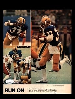 Tony Dorsett JSA Autograph 1 8x10 College Signed Vintage Photo Pitt 70`s - Autographed College Photos