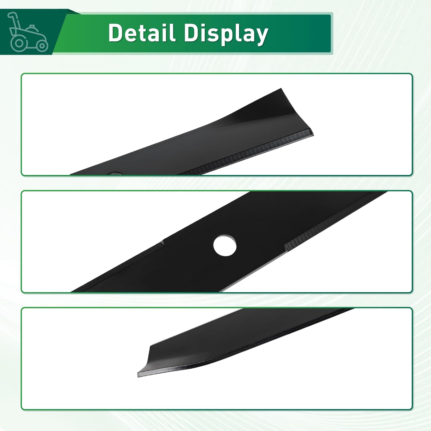 High Lift Mower Blades for 42" Deck, Compatible with Dixon Lesco ZTR 42 RAM 42 Lawn Mower, Replaces 13938 539126275 539129683 539119853 539129700 8688, 3 Pack