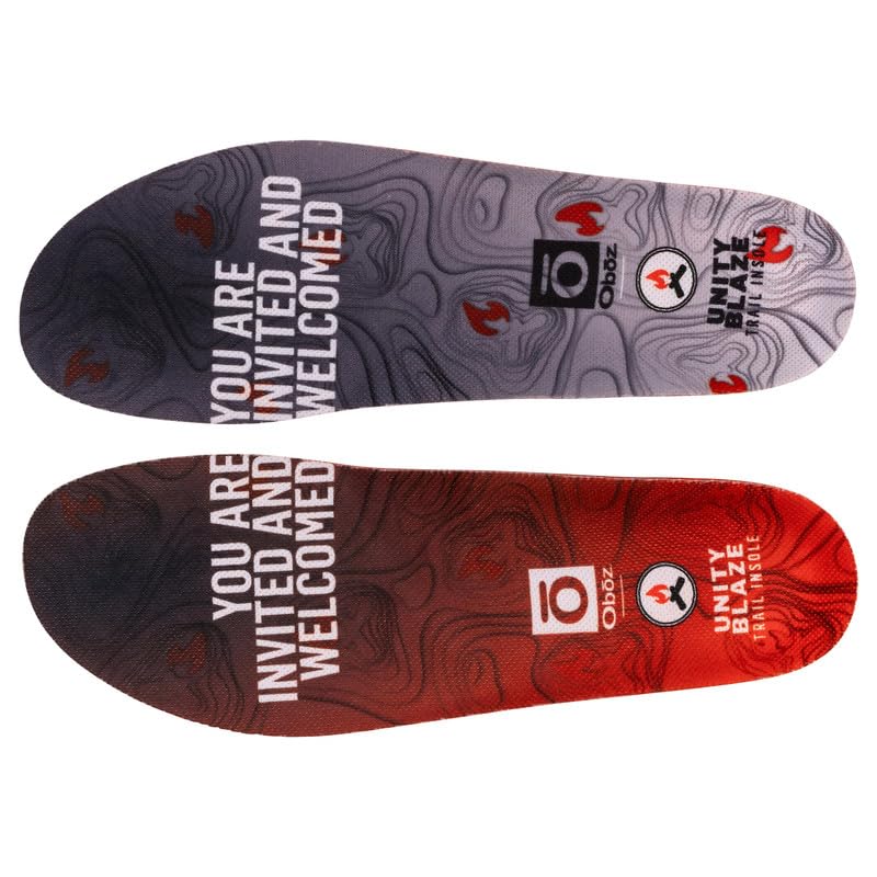 Plantillas Unity Blaze Trail Oboz Unisex, Rojo, L miniatura 5