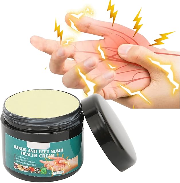 Cream for Hands and Feet,1.1oz Nerve Pain Relief Cream, Neuropathy Nerve Relief Cream Suitable for Neuropathy Pain Relief Hand Foot Cream Gentle Natural Ingredients Easy to Absorb