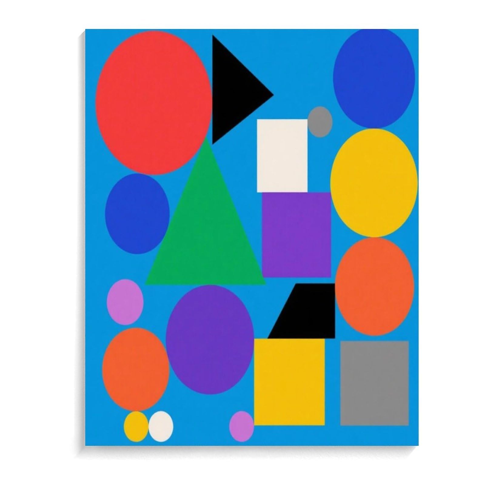 KOAYUBFC Geometrie Malen nach Zahlen Kit für Erwachsene Anfänger Erwachsene Malen nach Zahlen Kits auf Leinwand DIY Acryl Ölfarben Malerei mit Pinseln für Geschenk Home Wall Decor