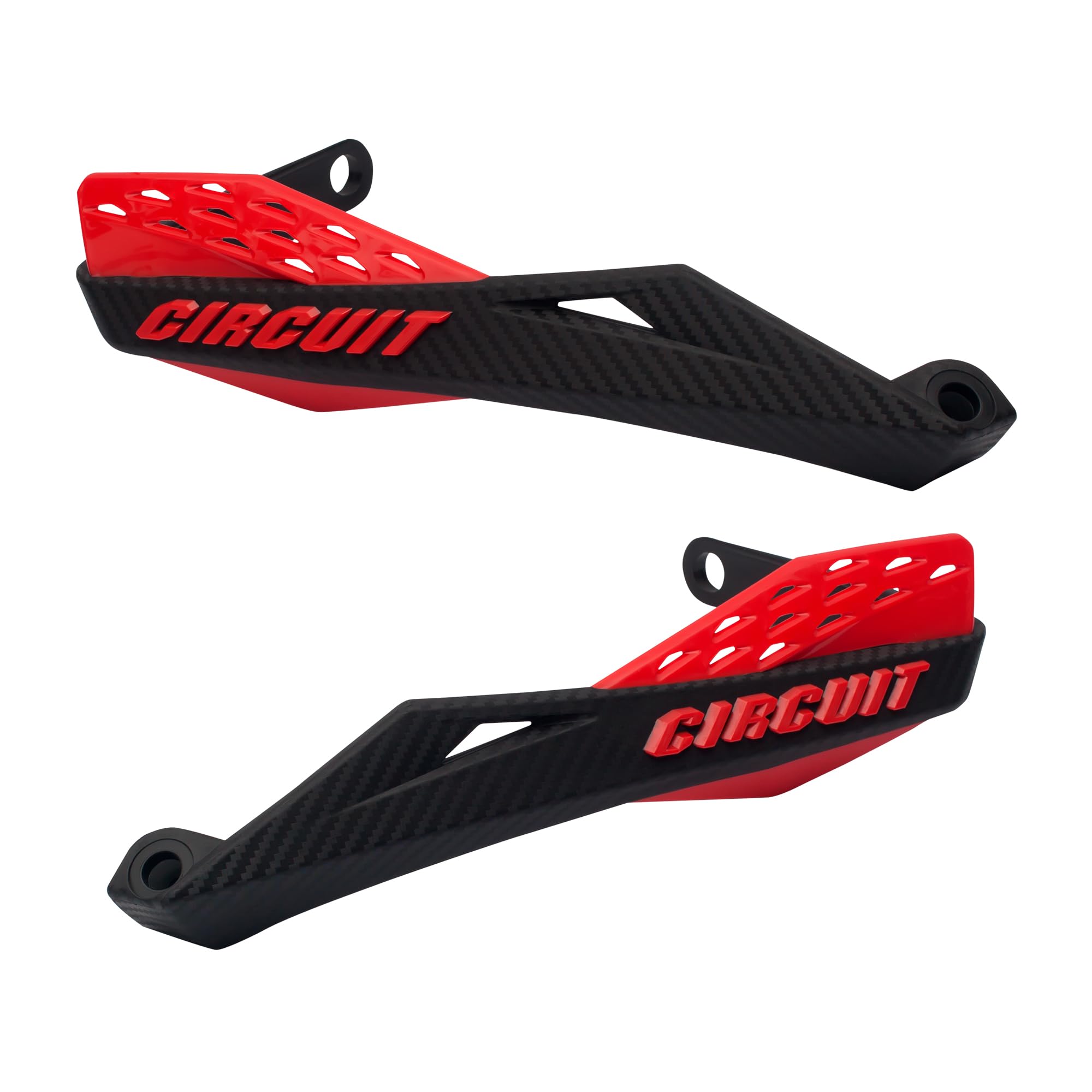 Circuit Equipment PM081-21V Protèges Mains Fênix Fat Bar Handlebar Noire/Rouge