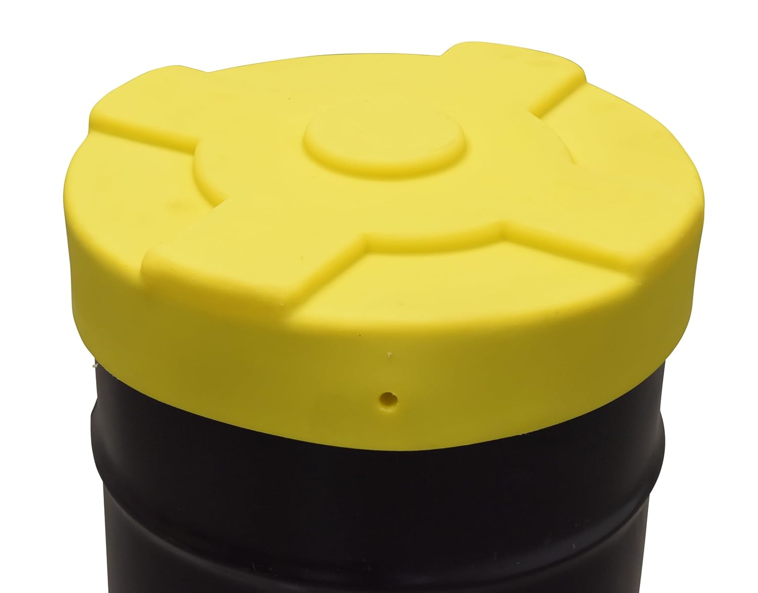 Vestil DC-P-30-YL Low-Density Polyethylene Drum Cover 30 Gallon Yellow