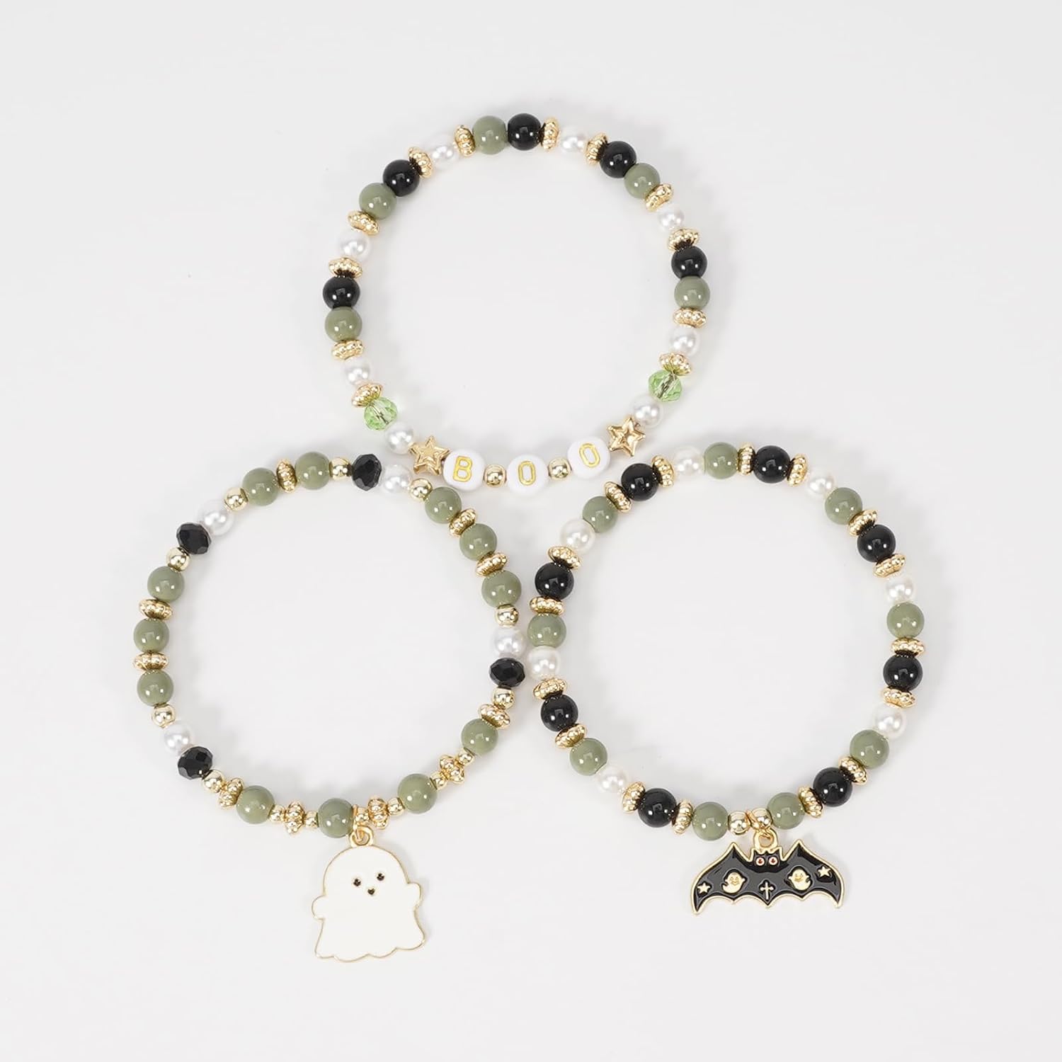 Beaded Bracelet for Women Boho Stackable Stretch Bracelet Jewelry Accessories