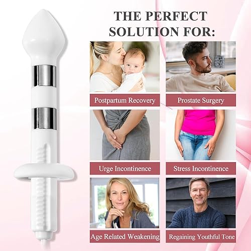 Miniatura 3 de Sonda para Tónico de Kegel, Estimulación Muscular Eléctrica del Suelo Pélvico, Incontinencia - Compatible con TENS/EMS