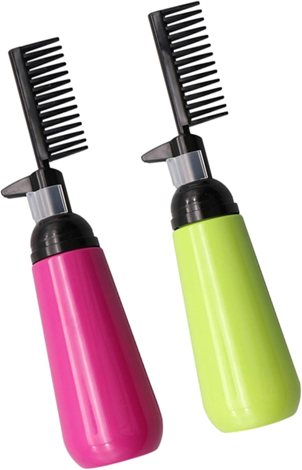 2pcs Hair Applicator Bottle Root Comb Applicator for Hair Dyeing Beauty Coloring Bottles Comb Random Color