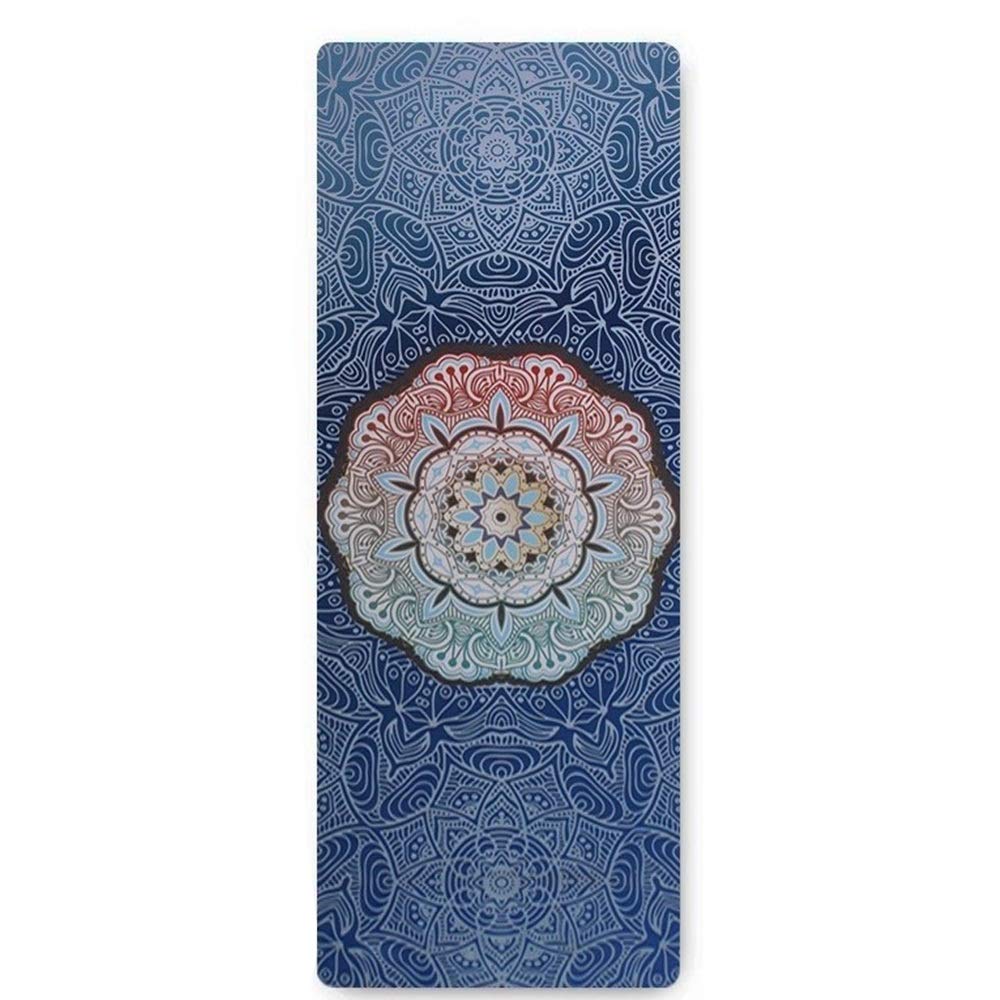 DieffematicYJD Esterilla Yoga Caucho Natural Tapetes De Yoga, Colchonetas Plegables Delgada Portátil En Casa Especializada Cortinas, Gamuza Deslizamiento