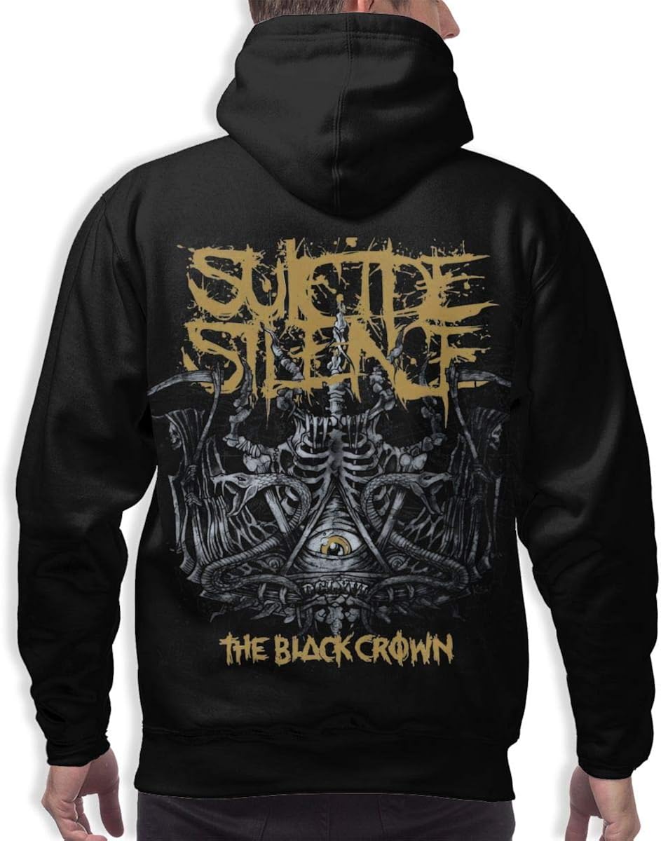 Amazon.com: GuanRkon Suicide Silence The Black Crown - Sudadera con capucha  para hombre, diseño de manga larga, XXL, Negro : Ropa, Zapatos y Joyería