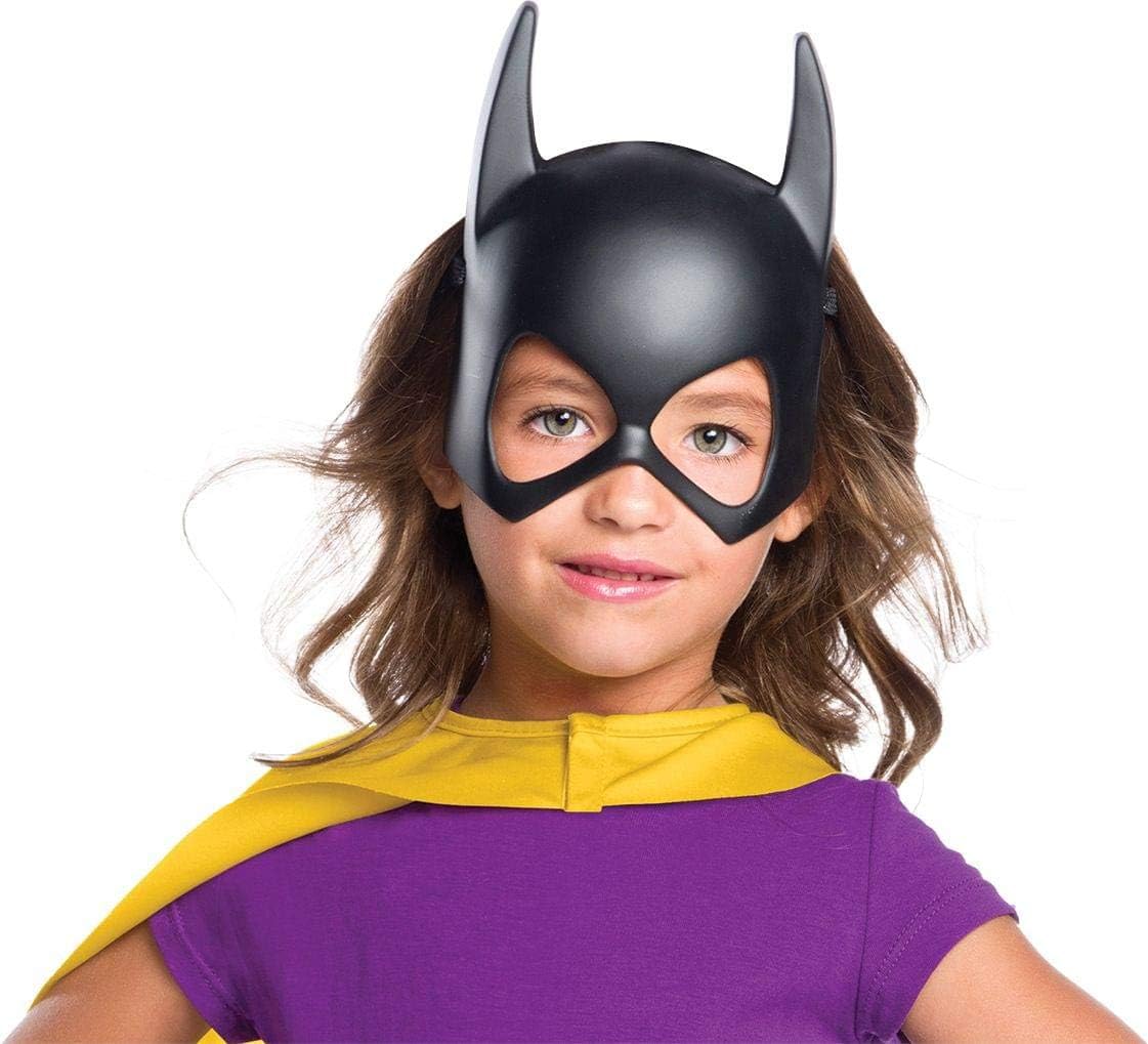 DC Comics Superheroes: Batgirl 1/2 Mask for Kids by Rubies, Girl's No Size