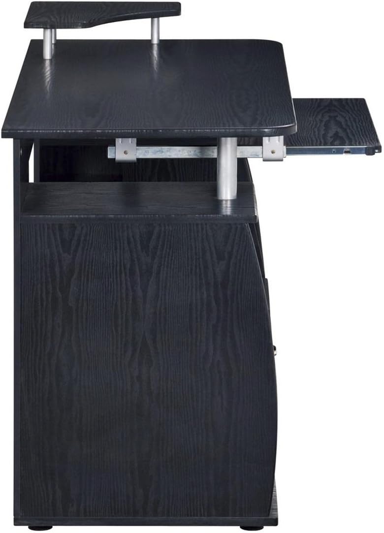 Techni Mobili 47" Computer Desk with Drawers and Storage, Office Desk with Printer Shelf, Pull Out Shelf and Keyboard Tray, Computer Workstation, Espresso Brown