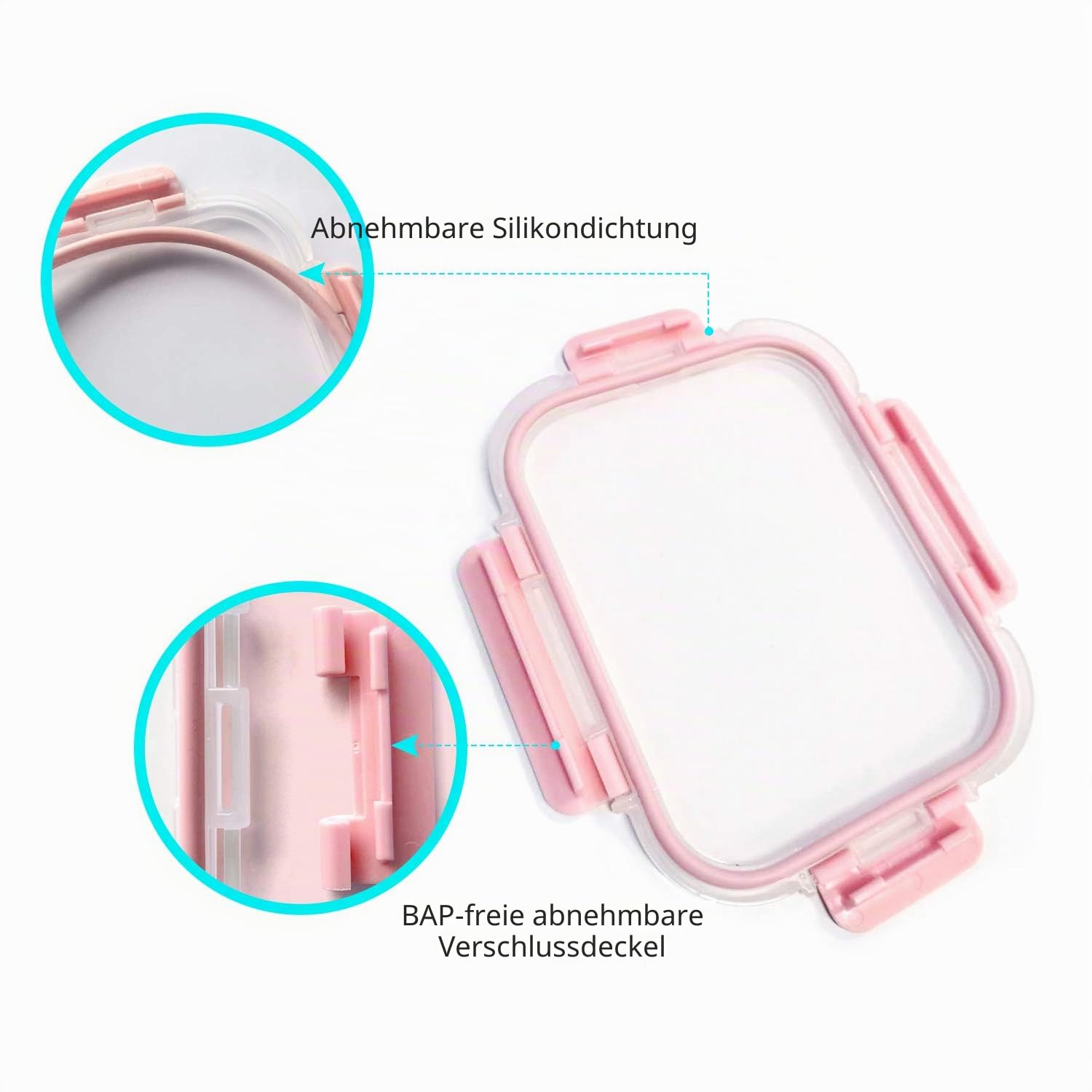 [10 Stück] Glas-Mahlzeiten-Vorbereitungsbehälter, Frischhaltedosen mit Deckel, luftdicht, Glas-Lunchboxen, mikrowellen-, ofen-, gefrier- und spülmaschinenfest