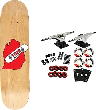 TGM Skateboards Mitten Logo Canadian Maple Skateboard Complete - Choose Size/Color