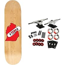 TGM Skateboards Mitten Logo Canadian Maple Skateboard Complete - Choose Size/Color