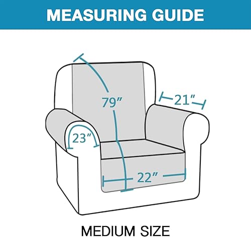 Miniatura 2 de Flamingo P Fundas reclinables de terciopelo antideslizante para sofá reclinable de hasta 22 pulgadas, protector de muebles con correas elásticas de