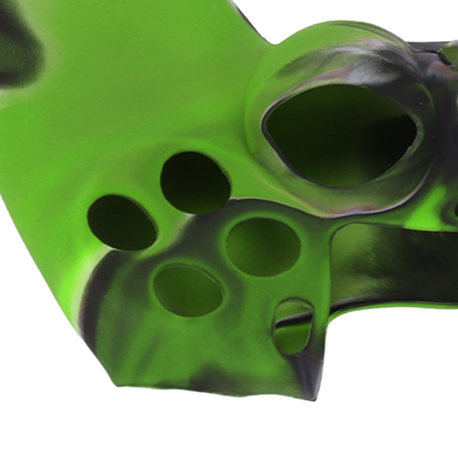 Vikye Housse en Silicone pour Manette PS4, Coque en Silicone Antidérapante avec 1 Paire de Poignées pour Manette PS4, Bleu Camouflage(Vert camouflé)