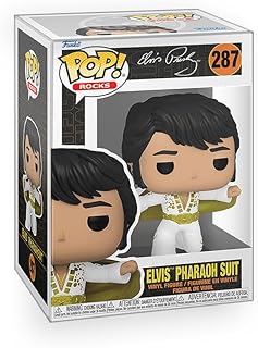 Epic Collectibles Pop Rocks - Elvis in Pharaoh Suit Vinyl Figure Bundled with Box Protector Compatible for Funko
