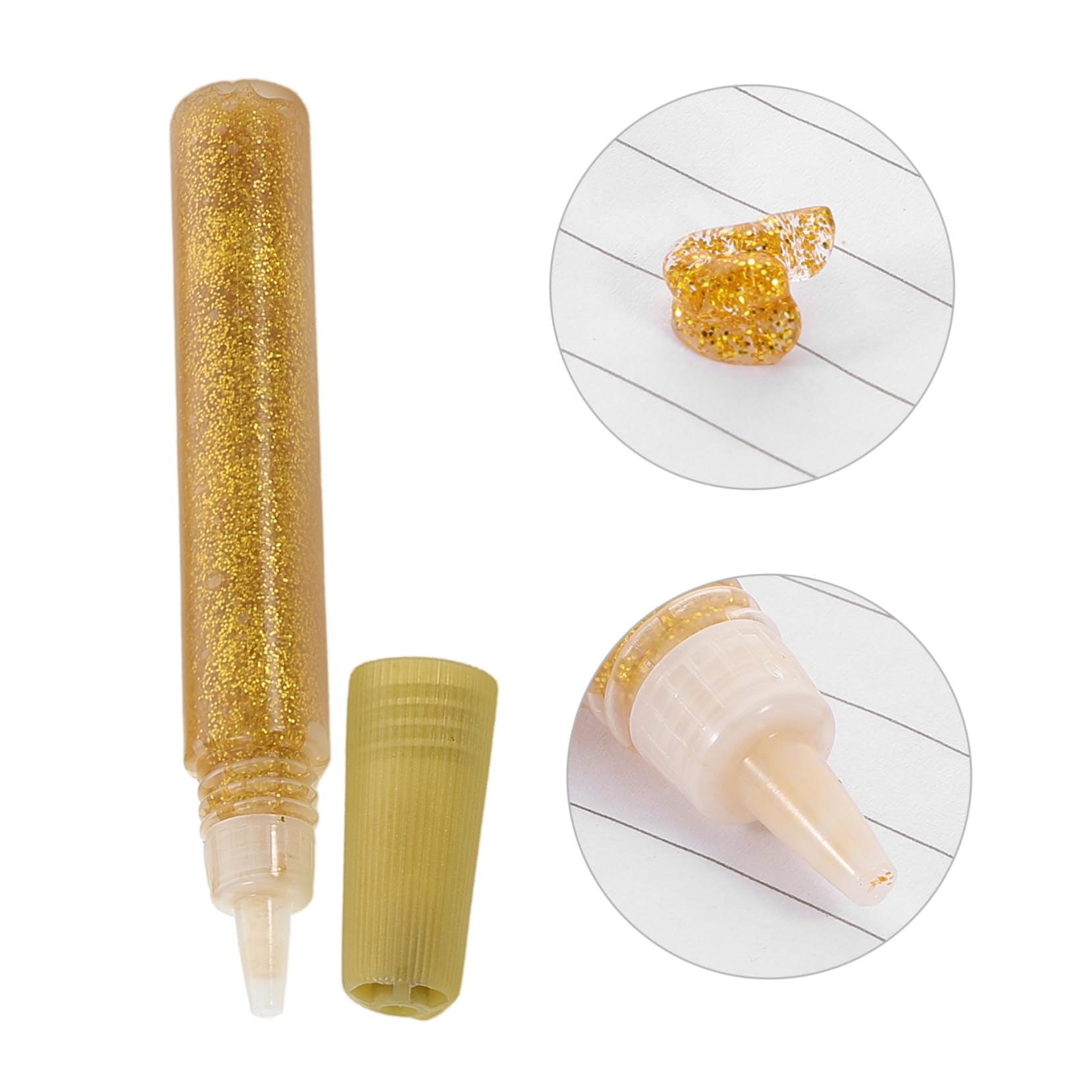 Glitzer Klebestifte Gold 50 Stück 10 Ml Für Kinder Basteln Malen Selbstgemacht Kunstprojekte Präzise Anwendung