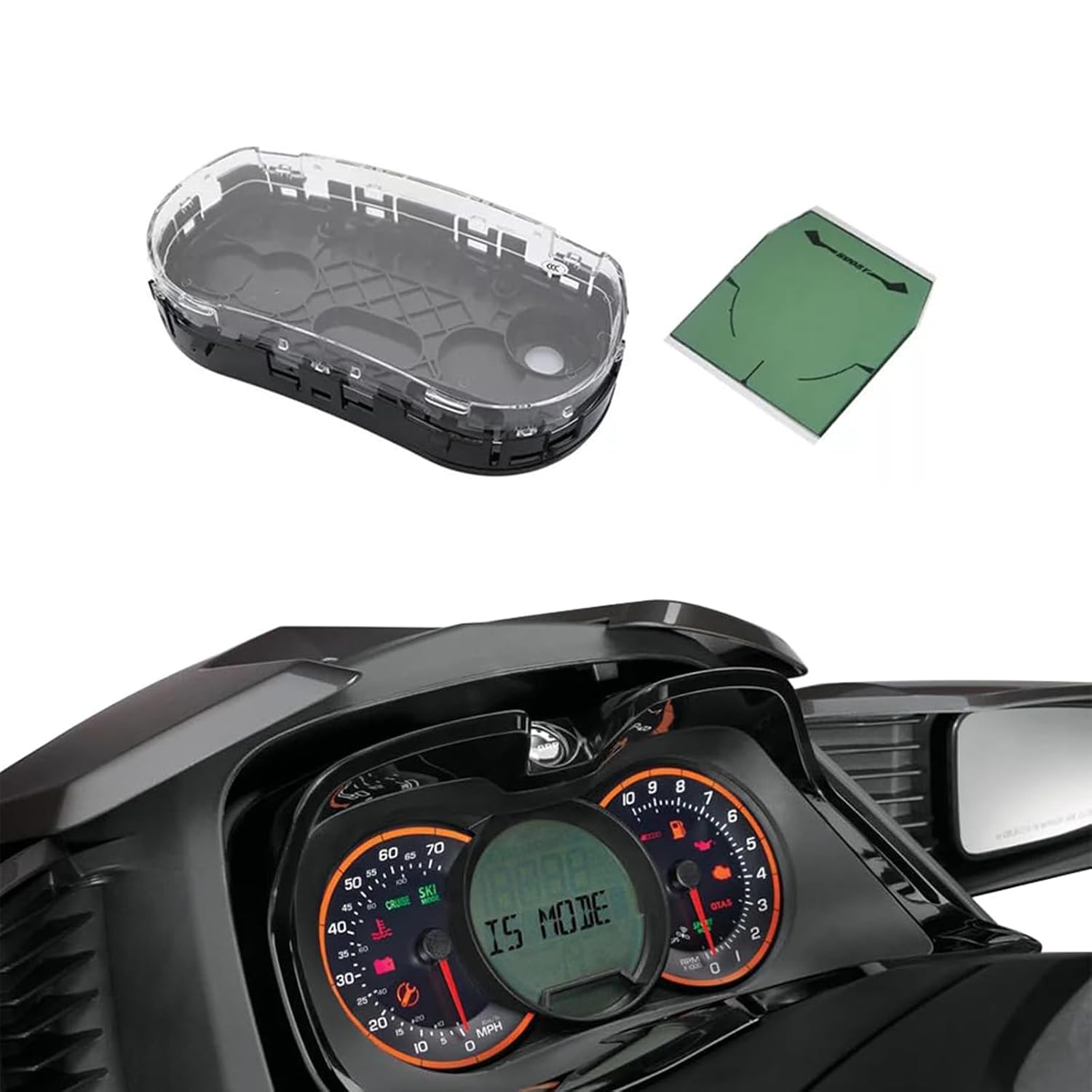 Instrument Cluster Housing with Display Compatible for Sea-Doo 4-Tec RXP RXT 255 260